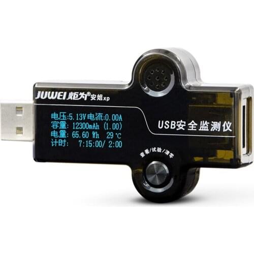 An sister usb current and voltage tester mobile phone power supply capacity digital display power test