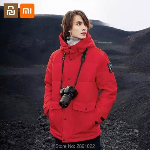 Xiaomi youpin graphene smart temperature control heating cotton jacket 1 second instant hot mens down jacket
