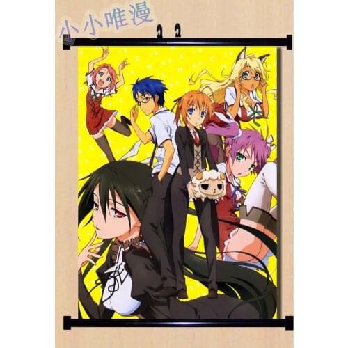 Japanese Anime Mayo Chiki! Subaru Konoe & Kanade Suzutsuki & Kinjiro Sakamachi Home Decor Wall Scroll Poster Decorative Picture