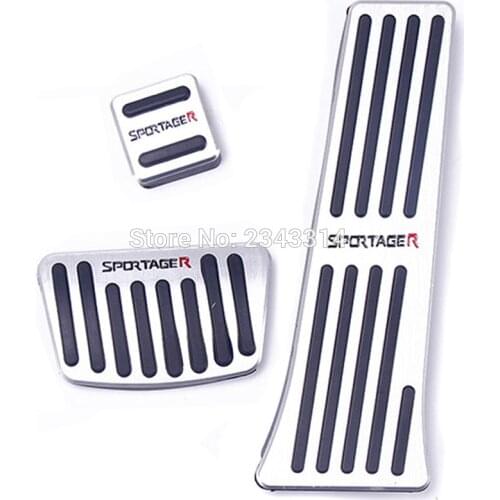 For Kia Sportage R QL 3 4 2016-2018 2019 2020 AT Accelerator Gas Brake Pedal Foot Rest Pad Cover Protector Car Styling Accessory