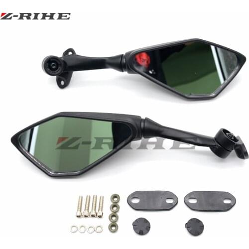 Universal black Motorcycle Mirrors motorbike Rearview side Mirror For bmw S1000R R1200ST R 1200ST R 1200 ST 2006- 2017 mt09 07