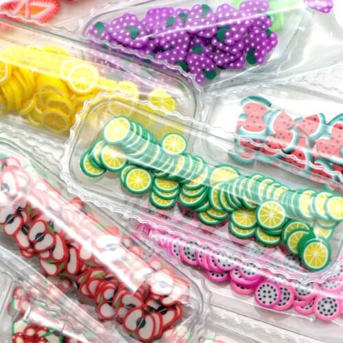 10pcs/lot Nail Art Fruit Flat Tiny Slices Acrylic Decoration For Hair Pin Nail Design DIY Handmade Jewelry Accessories,10Yc18748