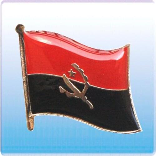 Angola 300+ Country flag Lapel Pin Badge Enamel badge brooch Jeans shirt bags Cool Jewelry Gift for girl n boys (10pcs/lot)