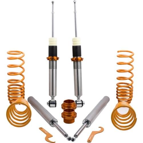 4pcs/set Coilover Coil Strut Shock Absorber for BMW 5 Series E34 Saloon 524TD 524TDS