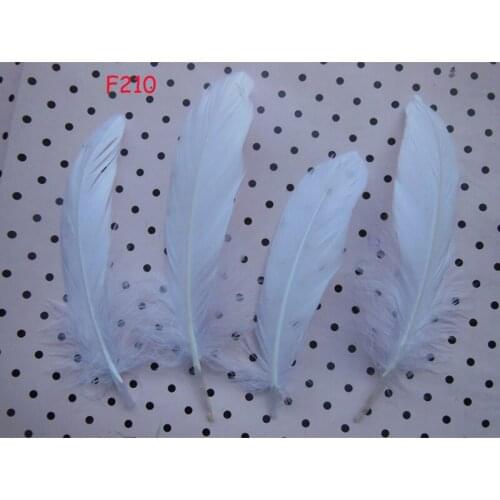 50 Pcs DIY Natural Fluffy goose Feathers white Christmas decoration clothing shoes hat accessory Wholesale feathers for crafts