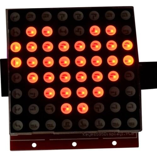 8*8 dot matrix module control module 8X8 dot matrix drive module can be cascaded arbitrarily, suitable for arduino