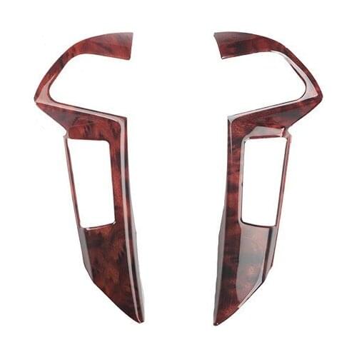 For Honda Accord 2008 2009 2010 2011 2012 2013 2pcs ABS Agate style Steering Wheel Decor Cover Trim