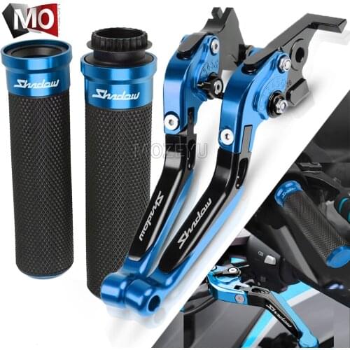 For Honda VT1100 VT 1100 1995-2007 2006 2005 2004 2003 2002 Motorcycle Accessories CNC Brake Clutch Levers Handlebar Hand Grips