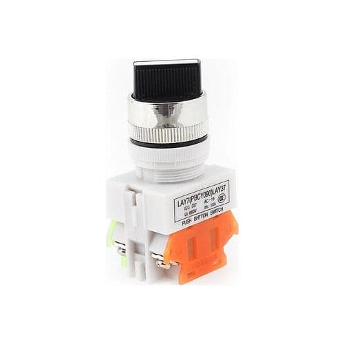 Electric 2 Position 4 Pins Rotary Selector Push Button Switch Ith 10A Ui 660V