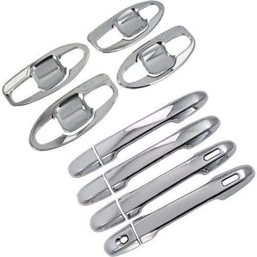 ABS Chrome Door Handle Cover Trims Decoration For Subaru Forester SK 2018 2019 Fifth Generation Auto Exterior Accessories
