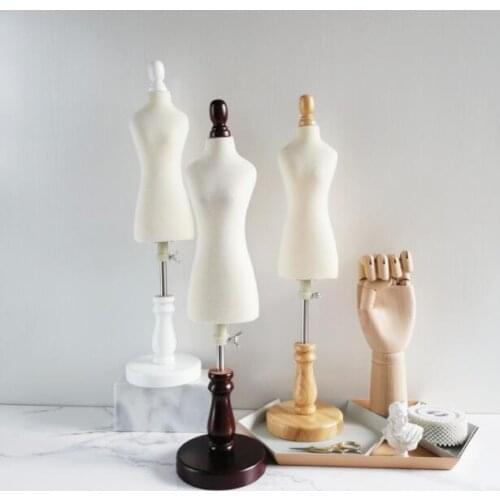 Children Pets Mannequin,flexible for women sewing body,Jewelry Storage Decoration Bracelet Display wood Disc base pin 1PC C539