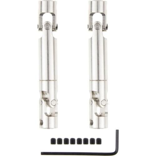 2pcs 81/ 90/110mm Metal HSP Universal Joint Drive Shaft for 1/10 RC Car SCX10 D90 Upgrade Parts