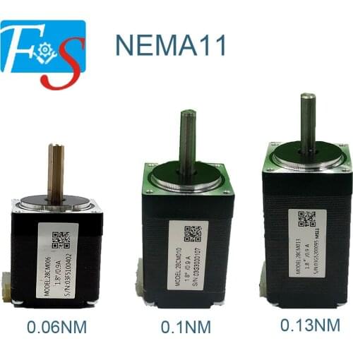 New Leadshine 2 phase 28 NEMA11 28CM006 28CM010 28CM013 stepper motor 0.06 Nm 0.1NM 0.13NM + DM422C stepper motor Driver