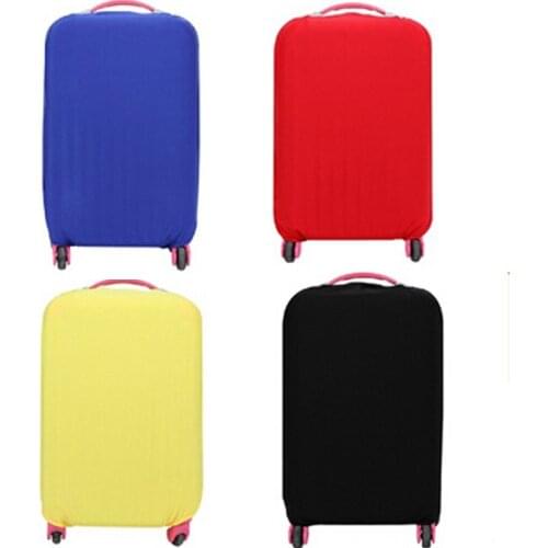 Solid color Travel suitcase dust cover Luggage Protective Cover For Luggage Trolley case dust cover Travel Accessories