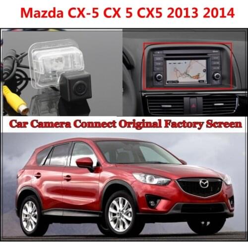 Boqueron For Mazda CX-5 CX 5 CX5 2013 2014 RCA & Original Screen Display Compatible Camera Car Rear View Reverse Back Up Camera