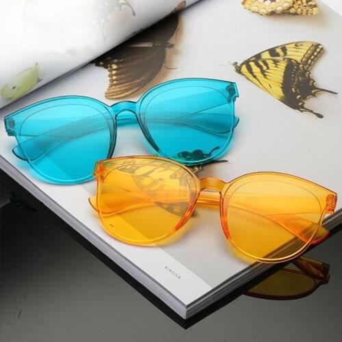 Sunglasses Women Vintage Brand Designer Round Sun Glasses Simple Girls Goggles Ladies Shade Eyewear UV400 Goggles