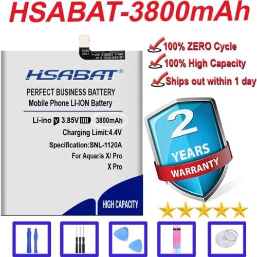Top Brand 100% New 3800mAh Battery for BQ Aquaris X X Pro in stock