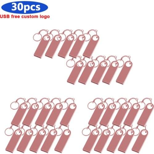 Sell 30pcs/lot free LOGO metal laser engraver custom logo 2.0 usb flash drive pendrive 4GB 8GB 16GB 32GB 64GB 128GB for gift