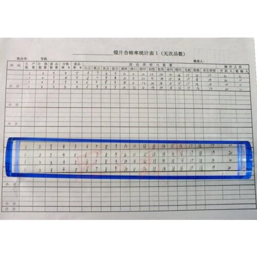 5X 200mm Handheld Educational Cylindrical Magnifier Elderly Magnifying Glass Gift Loupe for Accountants Reading with Ruler