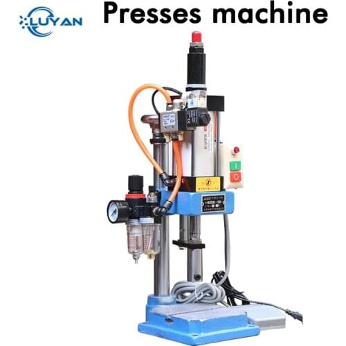 220V/110V 200KG bench rivet machine punching 63 mini pneumatic press machine