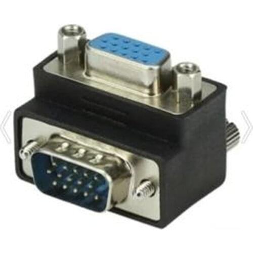 VGA FEMALE to MALE CONVERTER 90 DEGREE L TYPE