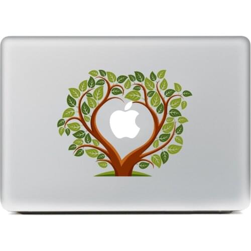 Love tree DIY Personality Vinyl Decal Laptop Sticker for macbook Pro Air 13 inch Cartoon laptop Skin shell for mac book