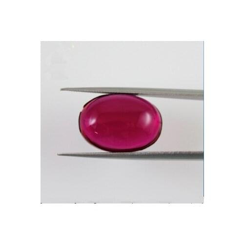 High Temperature Resistance Cabochon Oval Corundum Stone AAAAA 3*5mm -7*9mm Loose Stone 5# Synthetic Corundum for Jewelry