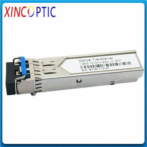 1.25G Dual Fiber MM LC SFP,Gigabit Multimode Duplex Fiber Optical 1.25G 850nm 550m 1310nm 2KM DOM LC SFP Transceiver Module