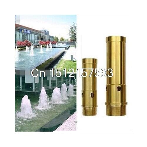1in DN25 Brass Universal Water Flow Straight Garden Fountain Nozzle Sprinkler