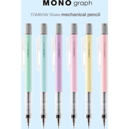 1pc 0.3mm 0.5mm Japan TOMBOW MONO Graph Shake Out Lead Mechanical Pencil Automatic Pencil Creative Modeling Student Stationery