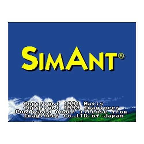 Sim Ant USA Version 16 bit Big Gray Game Card For NTSC Game Player