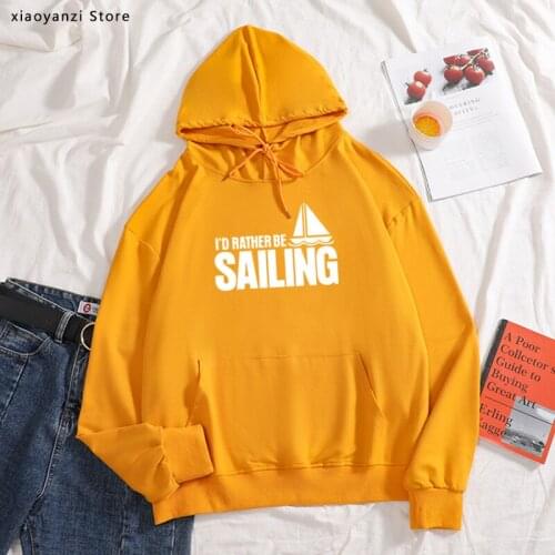 2020 women hoodies Cotton sweatshirts Leisure Style Brand Clothing Casual sportswear pullovers Sail Boat Plus Size