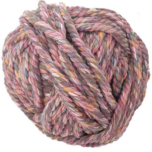 5 metre 3 Twist Marbled Makrome Lanyard, Colorful Rope, Rainbow Rope Macrame Rope 12 mm NO4