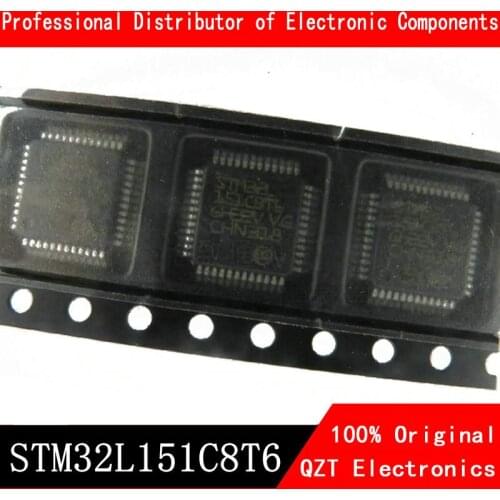 5pcs/lot new original STM32L151C8T6TR STM32L151C8T6 STM32L151 STM32L 151C8T6 TQFP-48 microcontroller MCU