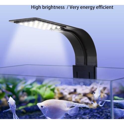5W/10W LED Aquarium Light Lighting plants Grow Light Energy-Saving Aquatic Plant Lighting Clip-on Lamp For Fish Tank EU Plug Hot