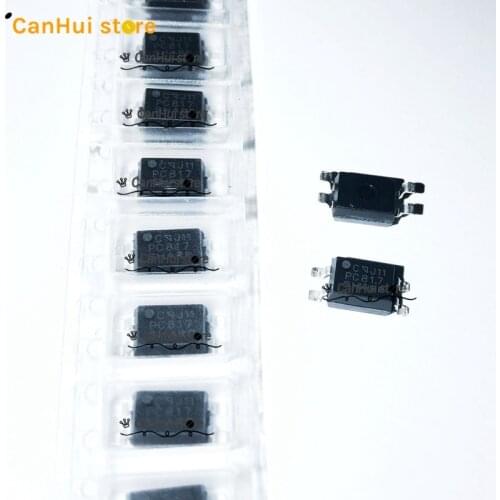 50PCS PC817C SOP4 PC817-C SOP PC817 C SMD New And Original IC Optocoupler Chip Optical Isolator SMD4 PC 817 C
