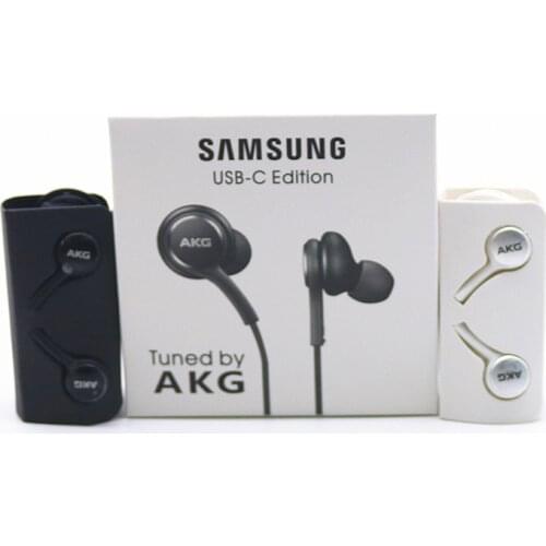 50 PCS AKG Type-C Earphone EO-IG955 USB-C Jack Stereo Earphone with Boxes For Samsung Galaxy S10 Note10