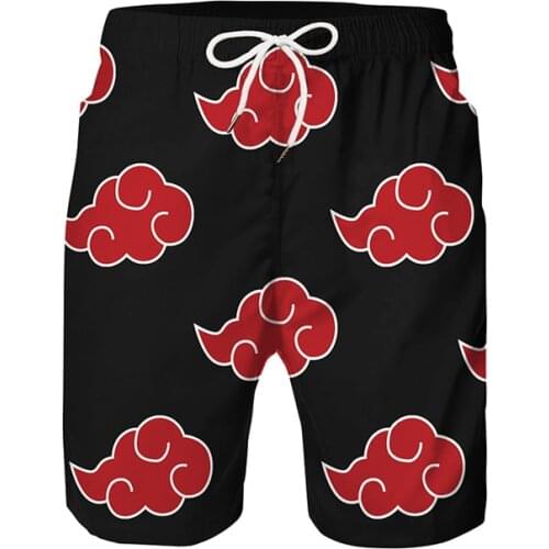 Akatsuki kakaxi Cosplay Shorts Uzumaki kakaxi Costume Bleach Sports Shorts for Men Party Halloween