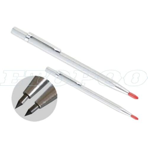 Diamond Glass Cutter Carbide Scriber Hard Metal Tile Cutting Machine Lettering Pen Engraver Glass Knife Scriber Cutting Tool