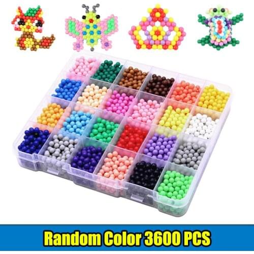 4.5MM Antistress Beads Cute Creative Magic Refill Puzzle Aquabeads Water Spray Beads Set Ball Children Games 3D DIY Education