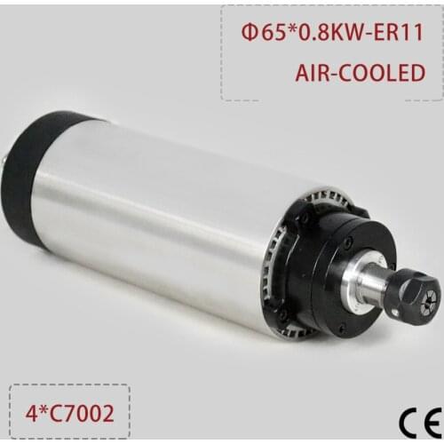 CNC ER11 SPINDLE MOTOR 0.8kw air cooled RPM24000 engraver for cnc milling machine