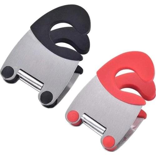 Wonderlife Anti-scalding Spoon Holder Functional Stainless Steel Convenient Pot Side Clips Portable Spatula Kitchen Tool