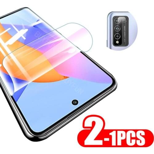 1-2PCS Hydrogel Film For Huawei Honor 10X Lite Screen Protector Camera Protective Film For honor 30 pro 20 pro screen Lens film