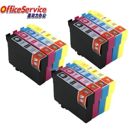 12X T1281 to T1284 Compatible ink Cartridge For Epson Office BX305F 305FW Stylus S22/SX125/SX130/SX230/SX235W/SX440W printer