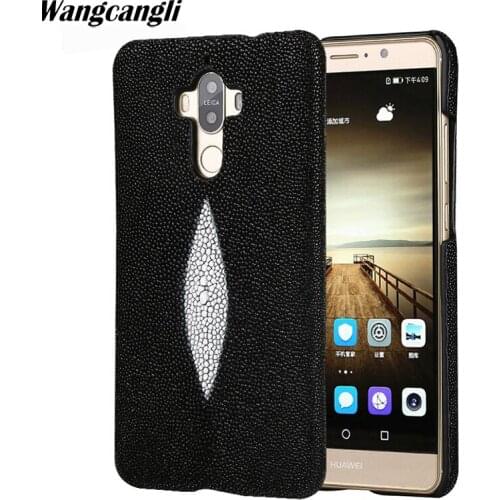 Custom pearl leather phone case For HUAWEI Mate 9 pearl half-pack mobile phone case mobile phone case For HUAWEI Nova 3