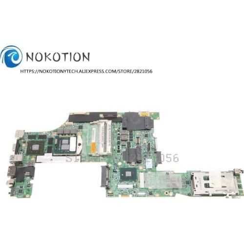 NOKOTION laptop Motherboard For LENOVO Thinkpad W510 Mainboard 63Y1896 63Y1551 63Y2022 75Y4115 08271-3 48.4CU14.0 QM57 core i7