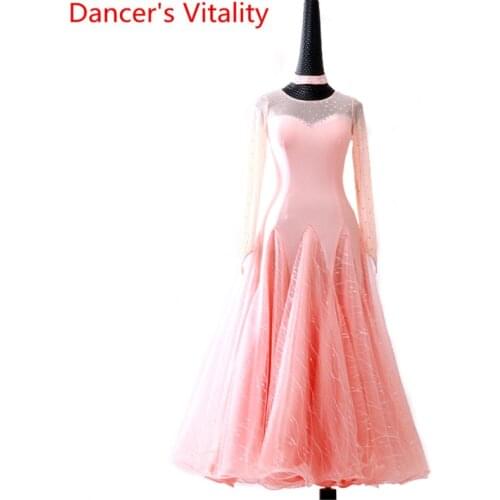 2018 new women dance dress women ballroom performance dance dress ladies dance dress Waltz