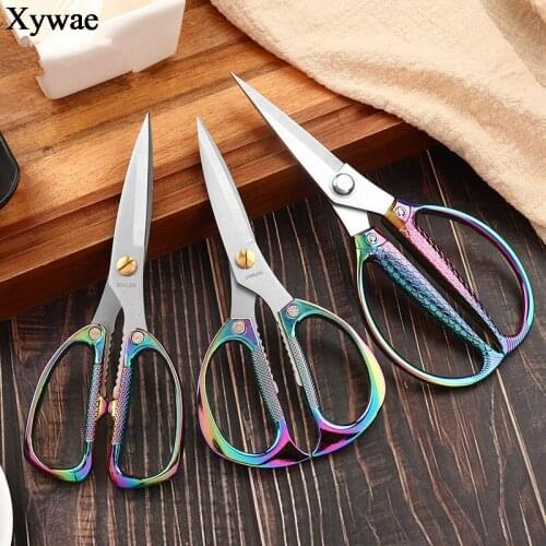 Professional Sewing Strong Scissors Tailors Scissors Embroidery Household Kitchen Metal Cutting Scissors Thread Fabric Tools