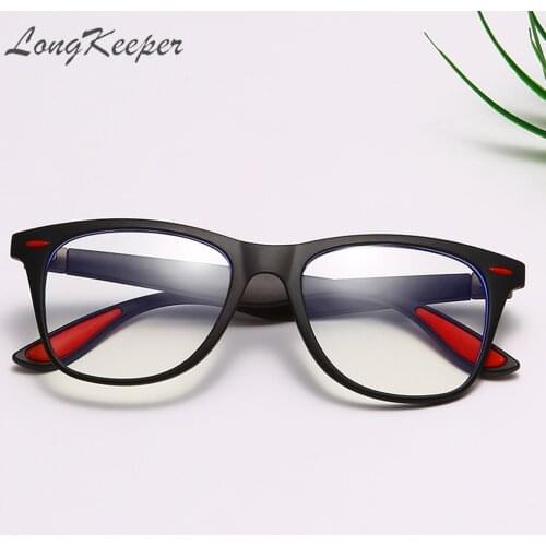 LongKeeper Anti Blue Light Optical Glasses Man Women Clear Eyewear Frames Blue Light Blocking Computer Gaming Eyeglasses