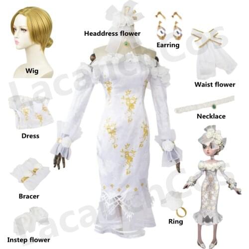 Anime/Game Identity V Ce soir ou jamais Cosplay Clothing Perfumer Cosplay Costumes Tonight Wedding Dress Halloween Costumes Wigs